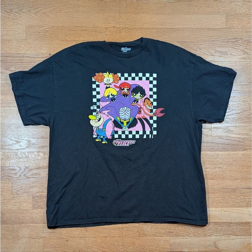Powerpuff Girls Villains Squad Graphic Tee – XXL Cartoon Chaos 💥💜🖤